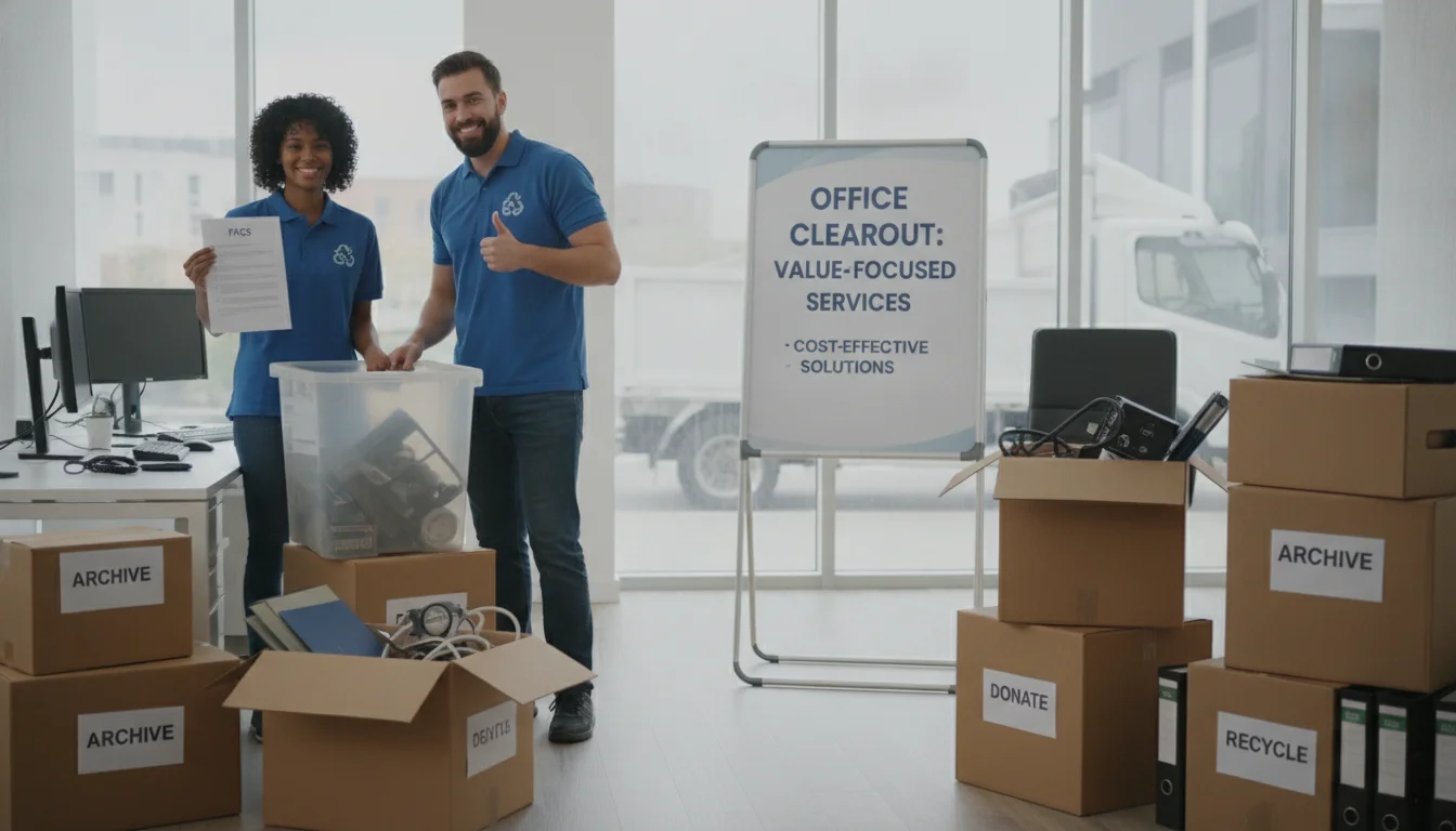Office Cleanout FAQs: Cost, Scheduling, Electronics & What’s Next in Riverview